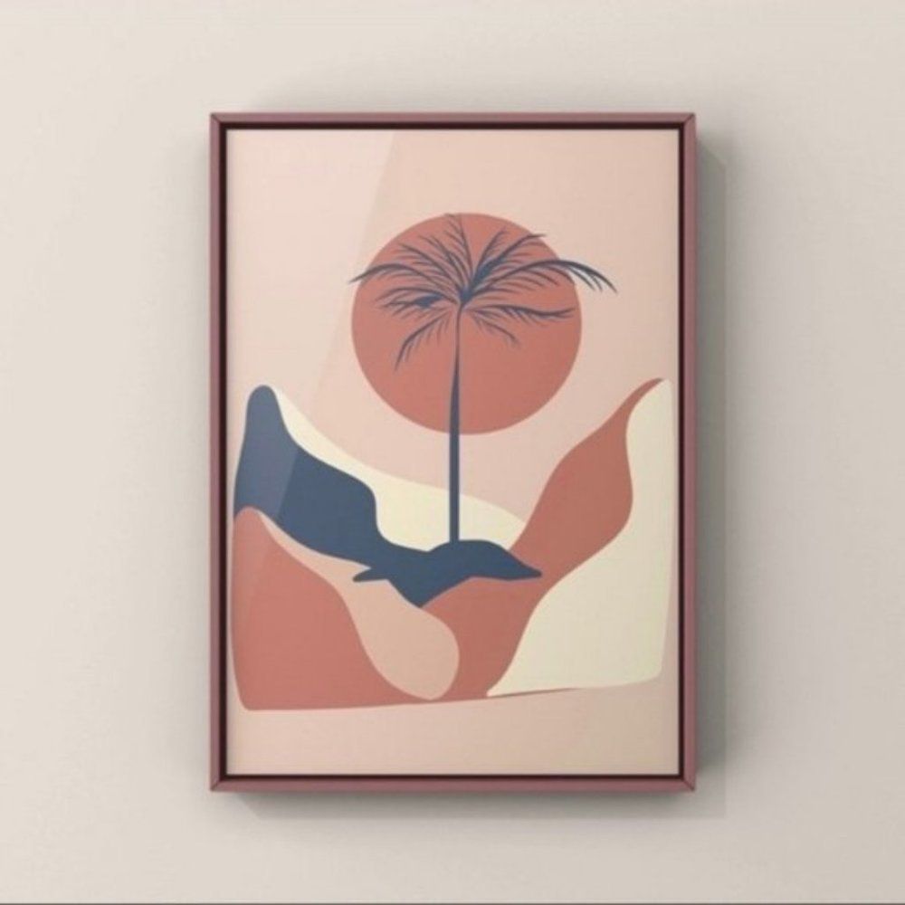 Modern minimalist boho abstract wall art prints